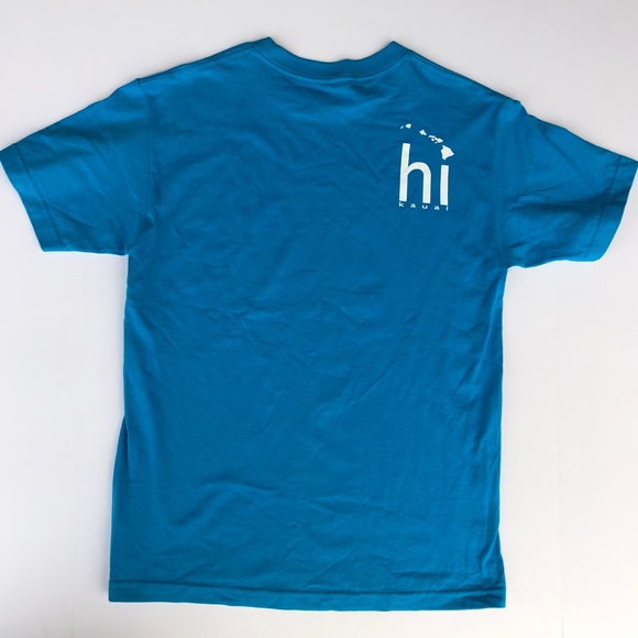 Blue Kauai Hawaii Island Medium Shirt - Picture 3 of 3